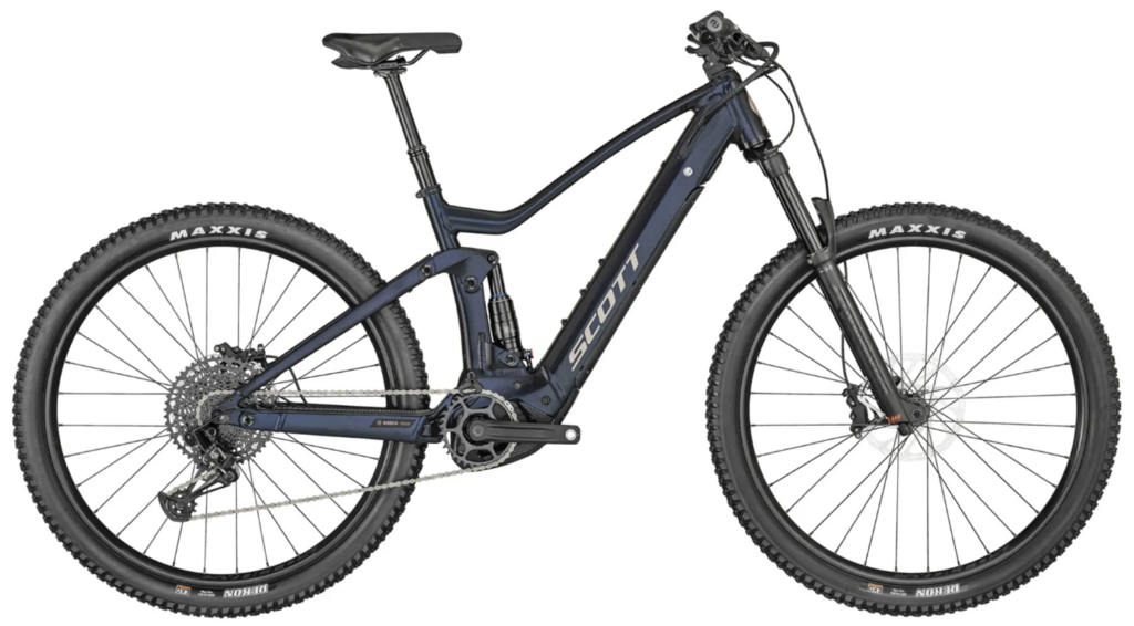 Scott strike e-ride bike 930 in blue
