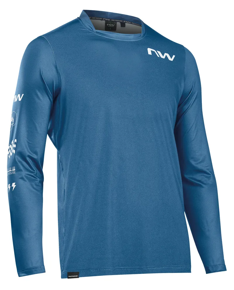 Northwave Bomb Long Sleeve Jersey in Blue