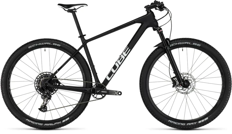 Cube Reaction C 62 One Mountain Bike in Carbon White