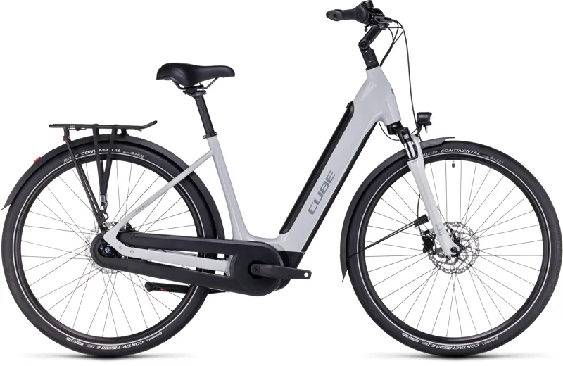 Cube Supreme Hybrid One 500Wh Electric Bike in Grey