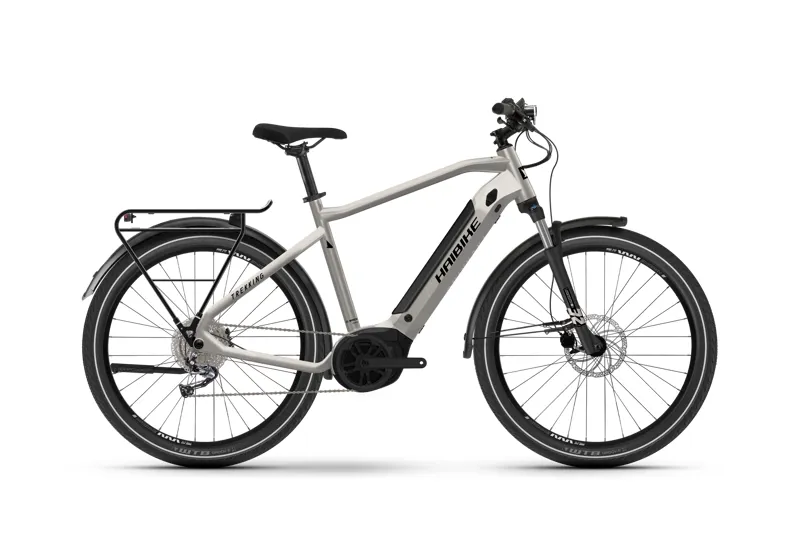 2023 Haibike Trekking 3 High 500Wh Electric Bike in Grey